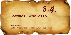 Bocskai Graciella névjegykártya